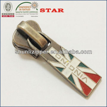 embossed rope zipper puller