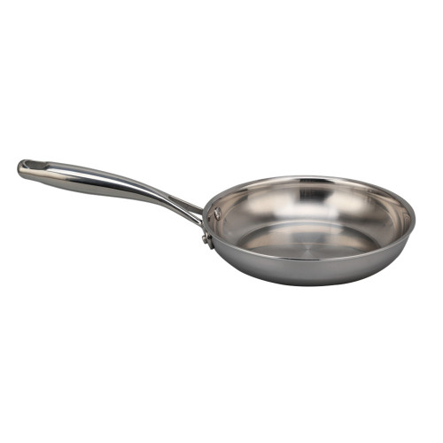 Dia 24cm Tri-ply Stainless steel frying pan