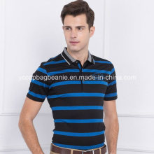 Young Man Polo Shirt, Men′s Stripe Shirt