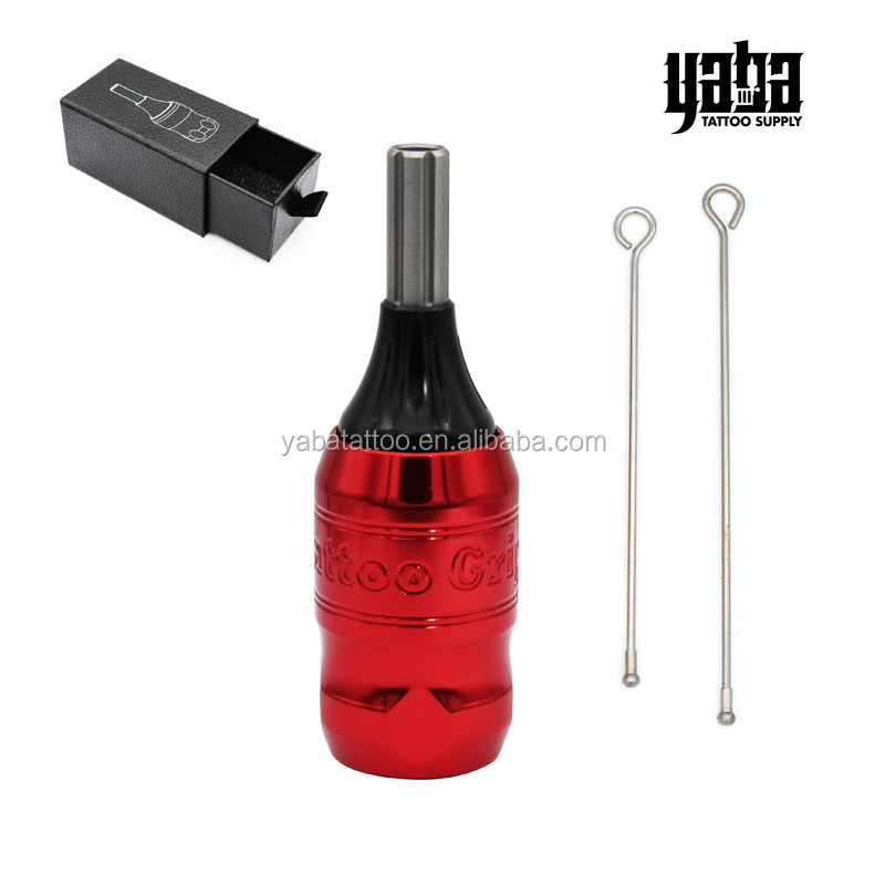 YaBa Aluminium Alloy Tattoo Grip Adjustable Tattoo Handle Tattoo Tubes