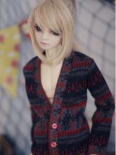 BJD Clothes Red Sweater For 70cm/SD/MSD Jointed Doll