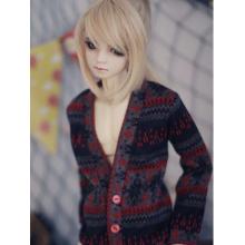 BJD Clothes Red Sweater For 70cm/SD/MSD Jointed Doll