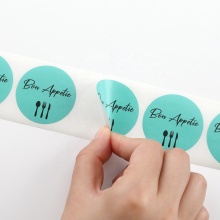 Food Service and Catering Business Label Stickers