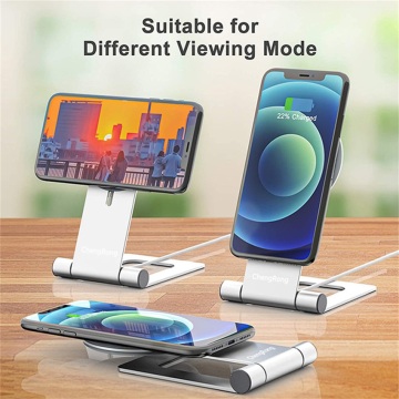Aluminum Foldable Desk Phone Stand Metal