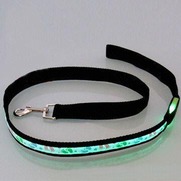 Security LED Chain Dog Leash, Practical and Lovely, OEM Orders Available