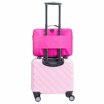 Professional Trolley Beauty Box Lovely Pink Makeup Vanity Case