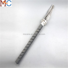 Black Silicon Carbide Heat Rod - High Resistance Sic Threaded Rod
