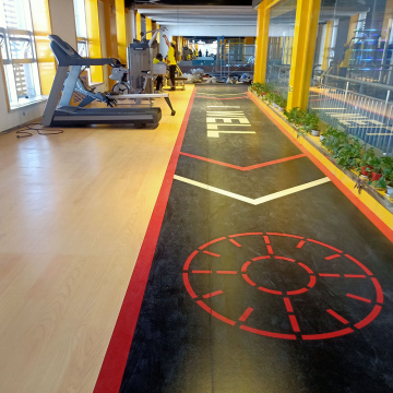 gym court floor indoor