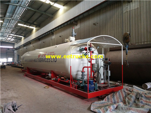 50cbm 25ton skid-mlima wa kujaza mimea ya kujaza LPG