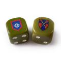 6 Sides Board Dice Acrylic Custom Printed Dice