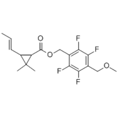 Cyclopropanecarboxylicacid, 2,2-dimethyl-3-(1-propen-1-yl)-,[2,3,5,6-tetrafluoro-4-(methoxymethyl)phenyl]methyl ester CAS 240494-70-6