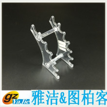 Hot-selled tabletop six-slots acrylic pen rack