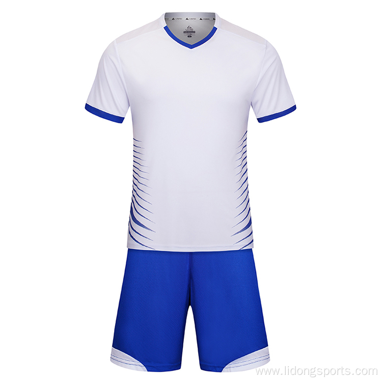 Wholesale plain football jersey new model soccer shirt