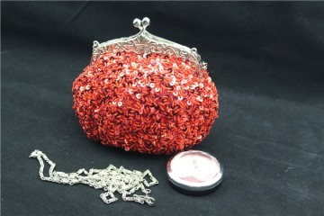 Design india beaded clutch purse,beaded evening bags,blink rhinestone crystal clutch bag