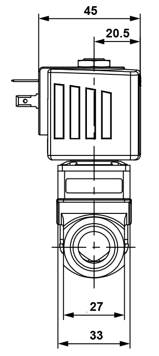 Burkert Type Servo-controlled Normally Closed Solenoid Valve