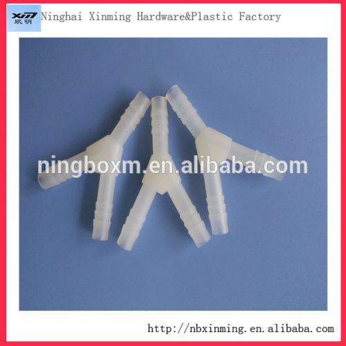 Factory plastic y branch pipe fitting