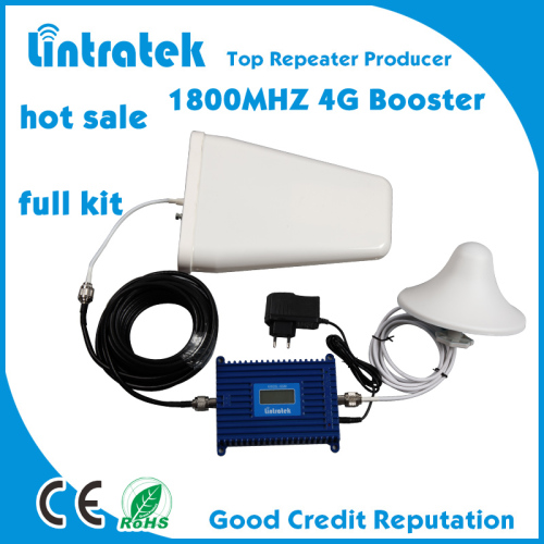 Made in China gsm dcs repeater Foshan lintratek brand gsm repeater 1800 /1800mhz dcs repeater