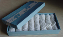 Tray towel, hot and cold towels,airline towels