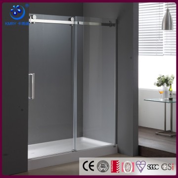 Frameless Frosted Glass Sliding Shower Door Shower Screens (KD8113A)