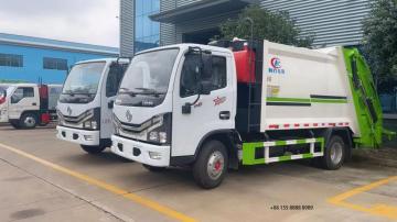 5m3 garbage compression garbage truck