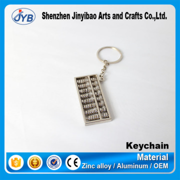 math souvenir gift innovative design abacus miniature metal keychain