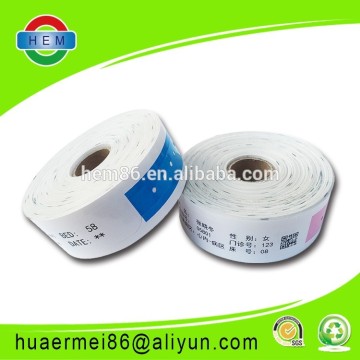 printed thermal paper adult wristband