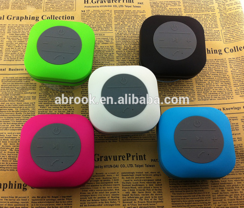 Private mould IPX4 ROHS waterproof bluetooth shower speaker