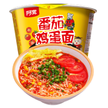 Delicious Sichuan Tomato And Egg Flavor Instant Noodle Cup Package