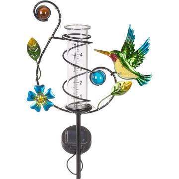 35'' Hummingbird Rain Gauge Outdoor