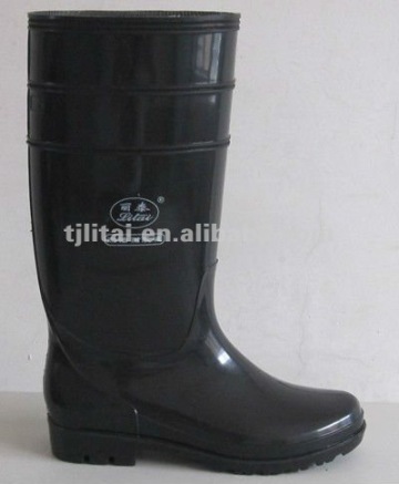 horse riding boot style men PVC boot rain boot