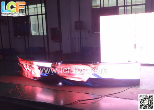 P7 Curve Led Display Outdoor Dip , 1r1g1b Full Color Video Wall