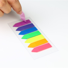 7 Color Index Page Tabs -Writable and Removable