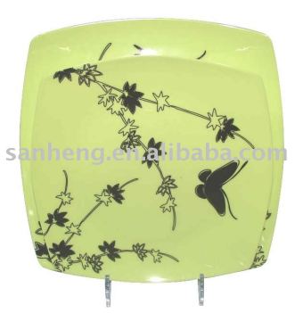 Melamine square dinner dish set