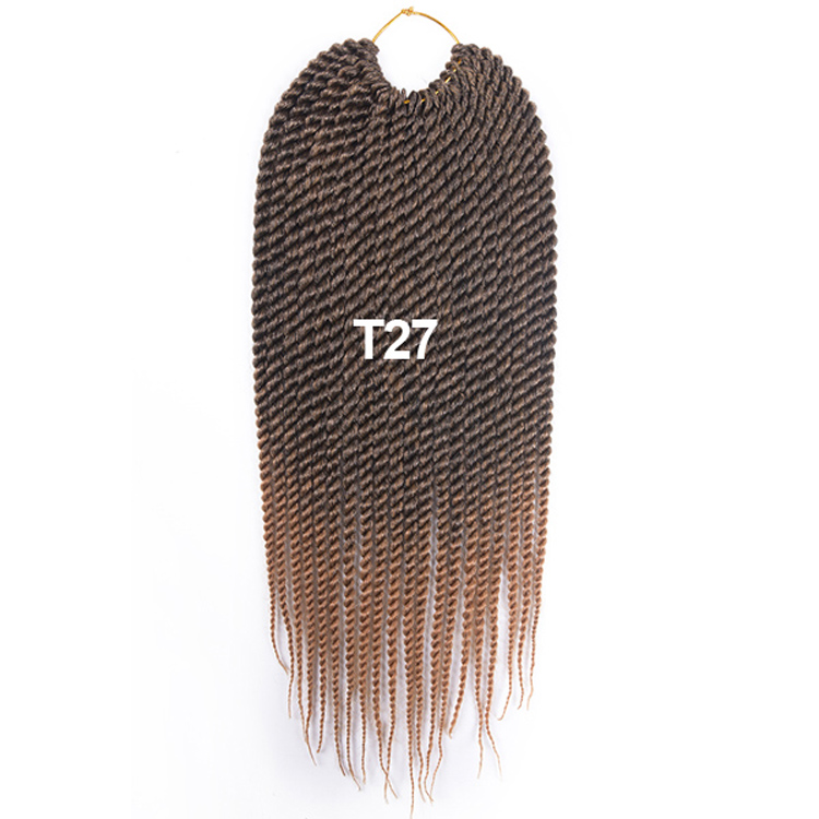 16in 22 strands Explosion spot two strands  japanese  ombre kanekalon twist afro  synthetic  fiber braid  hair