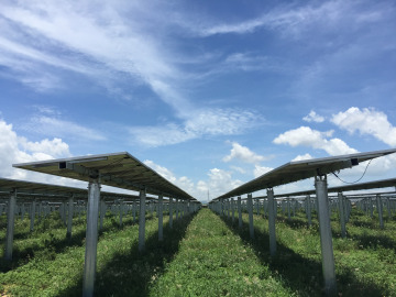 Sun Tracker One Axis Solar Panel Tracker System