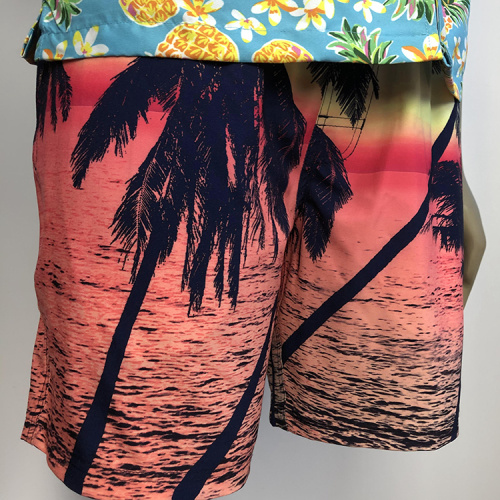 men custom sunset pattern beach pants