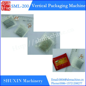 Triangle shape small tea pack packing machine