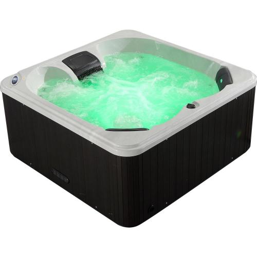 Outdoor Hot Tub Designs luxury white and black 4 person hot tubs