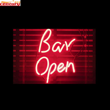 wholesale china factory price open bar neon sculpture