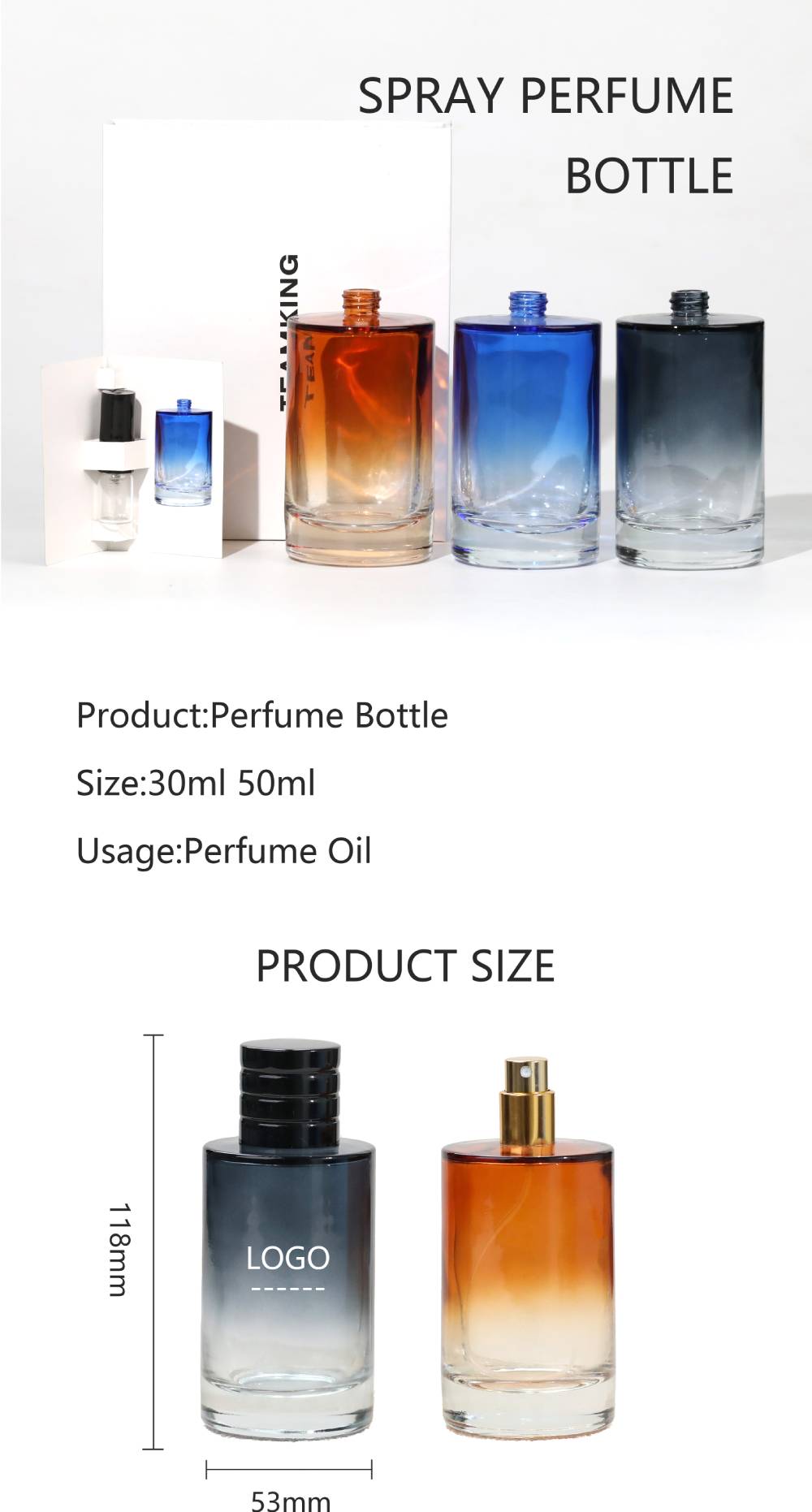 Glass Perfume Bottle