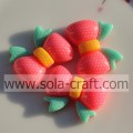 Colorful Acrylic Solid Bowtie Resin Beads for Hair Decoration for Girls