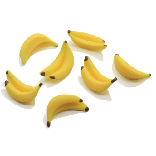 100 pièces maison de poupée bananes Simulation Miniature fée jardin fruits banane modèle jouet pour maison de poupée décoration accessoires