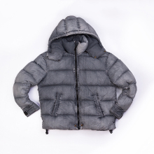 Men`s Nylon garment dyed down jacket