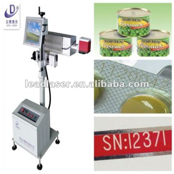 30W Online Foodstuff Packing Material CO2 Laser Imprinting Machine