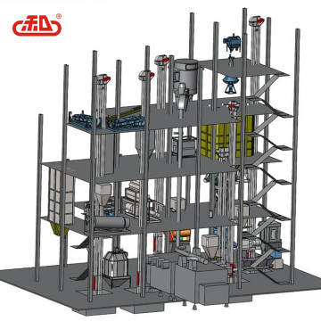 Máquina de fabricação de plantas de alimentação de gado