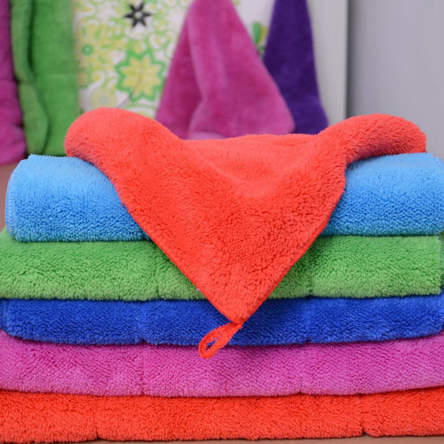 best microfiber coral fleece towels cleaning cloth