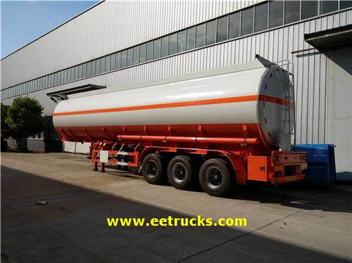 Tri-axle 48000L Trailers za Tanker ya Mafuta