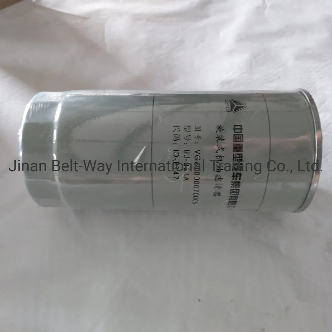 Sinotruk HOWO Truck Parts Truck Spare Parts Oil Filter Vg61000070005