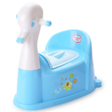 Enten-Form-Plastikbaby-Toiletten-Trainer mit Musik