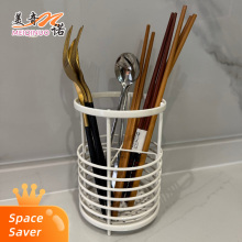 White Painted Chopstick Holder for Kitchen